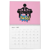 ボス予定表 カレンダー (3月 2027)
