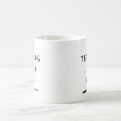 ボス先生おもしろい – キュイ教えーズ・アット・ア・ボス コーヒーマグカップ (中央)