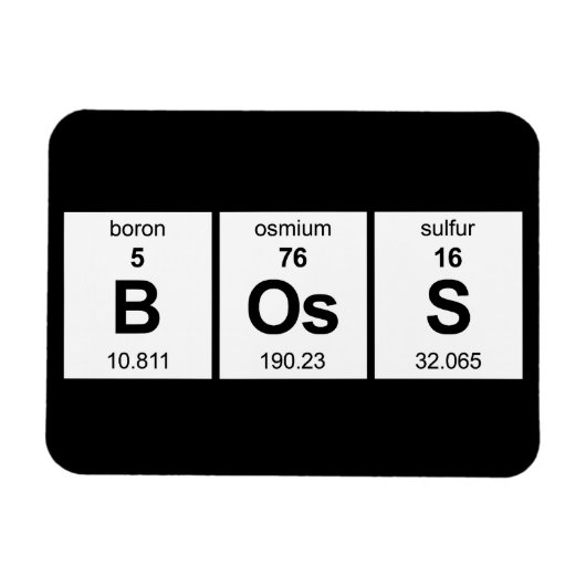 ボス周期表 マグネット (横)