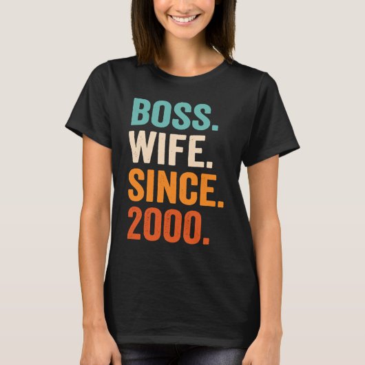 ボス妻2000年23周年結婚以降 Tシャツ (正面)