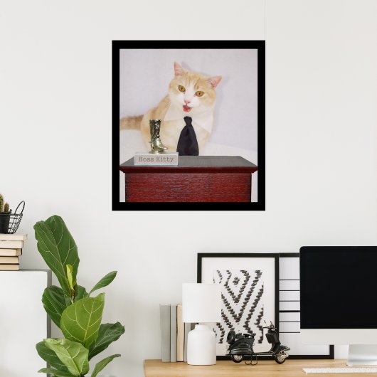 ボス子猫 ポスター (ホームオフィス)