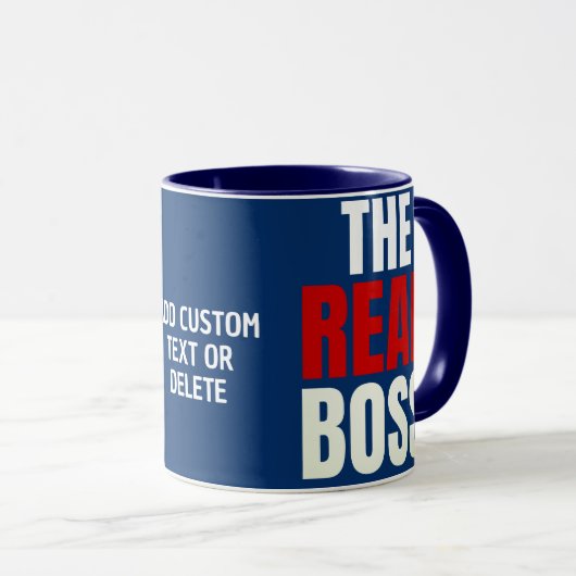 ボス実在カップルアニバーサリークルーネック マグカップ (正面右)