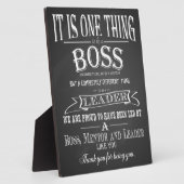 ボス感謝していユー フォトプラーク (側面)