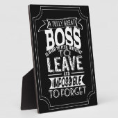 ボス感謝していユー フォトプラーク (側面)