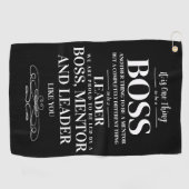 ボス感謝週間カード ゴルフタオル (横)