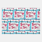 ボス日 ラッピングペーパーシート (正面)