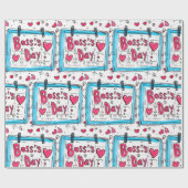 ボス日 ラッピングペーパー (フラット)