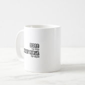 ボス日…夜の致命的な忍者 コーヒーマグカップ (正面左)