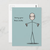 ボス最低 ポストカード (正面/裏面)