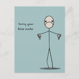 ボス最低 ポストカード