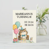 ボス猫の誕生日パーティー 招待状 (スタンド正面)