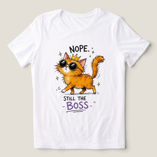 ボス猫Tシャツ トライブレンドTシャツ (デザイン正面)