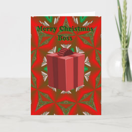 ボス用クリスマスカード シーズンカード