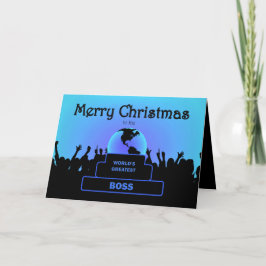 ボス素晴らし応援クリスマスブルー シーズンカード
