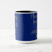 「ボス素晴らし」ボスのデイコーヒー/ティーマグカップ マグカップ (中央)