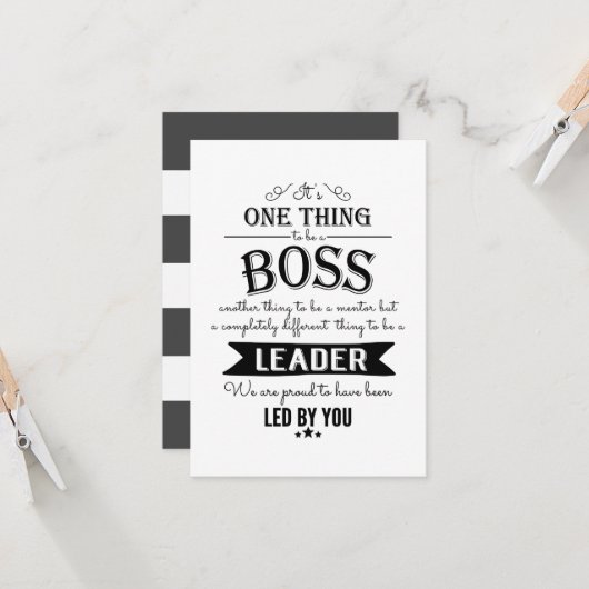 ボス評価週 カード (正面/裏面インサイチュ)