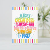 ボス評価週 カード (スタンド正面)