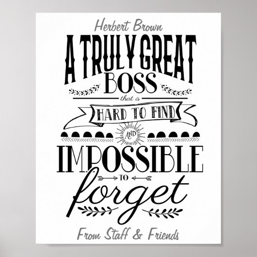 ボス評価 ポスター (正面)