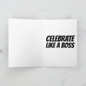 ボス誕生日の猫カードのように カード (内部)