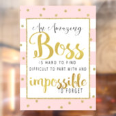 ボス賞感謝してい表示 ウィンドウサイン (シート2)