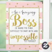 ボス賞感謝してい表示 ウィンドウサイン (ホーム)