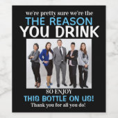 ボス鑑賞写真理由ワインラを飲む ワインラベル (シングルラベル)