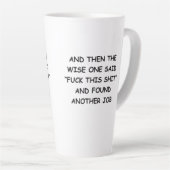 ボス離れのマグは別れ素晴らしのギフト同僚 カフェラテマグ (右アングル)