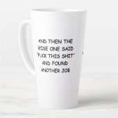 ボス離れのマグは別れ素晴らしのギフト同僚 カフェラテマグ (左アングル)