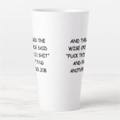 ボス離れのマグは別れ素晴らしのギフト同僚 カフェラテマグ (正面)