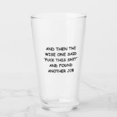 ボス離れのマグは別れ素晴らしのギフト同僚 タンブラーグラス (正面)