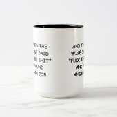 ボス離れのマグは別れ素晴らしのギフト同僚 ツートーンマグカップ (中央)