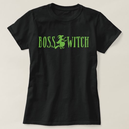ボス魔女 Tシャツ (デザイン正面)