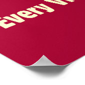 ボス：どの村も馬鹿が必要だ ポスター (角)