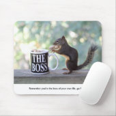 "ボス"のリス マウスパッド (マウス)