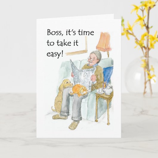 ボス カード (黄色い花)