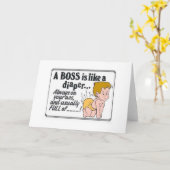 ボス カード (黄色い花)