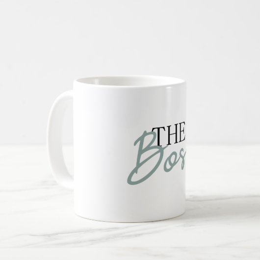 ボス コーヒーマグカップ (正面左)