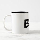 「ボス」コーヒーマグ ツートーンマグカップ (左)