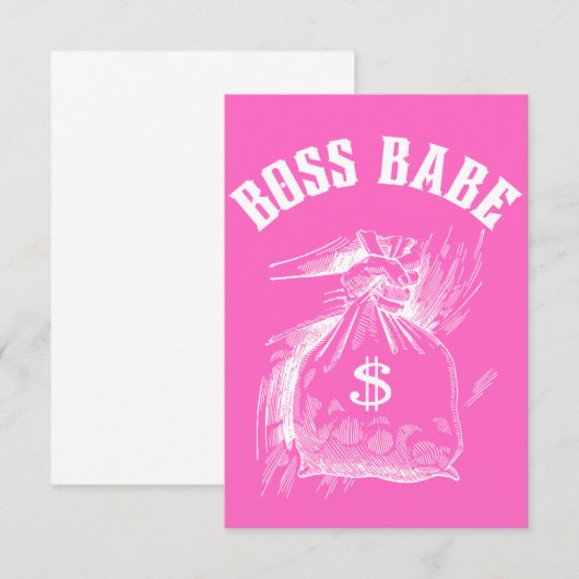 ボス サンキューカード (正面/裏面)