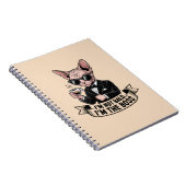 ボス スフィンクス 猫 コーヒー イラスト ノートブック (右側)