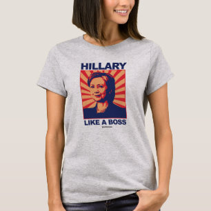 ボス-ヒラリーのプロパガンダ-のようにPoliticlothes H Tシャツ