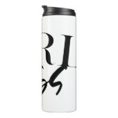 ボス |ブラックモダン文字 | タンブラー (回転右)