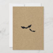 ボス&ブーズ幽霊&こうもりクラフトハローウィンパーティ 招待状 (裏面)