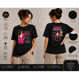 ボス・マインドセット・デザイン | モチベーションリーダー グラフィック Tシャツ