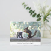 「ボス」リス ポストカード (スタンド正面)