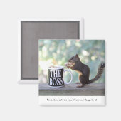 「ボス」リス マグネット (正面/裏面)