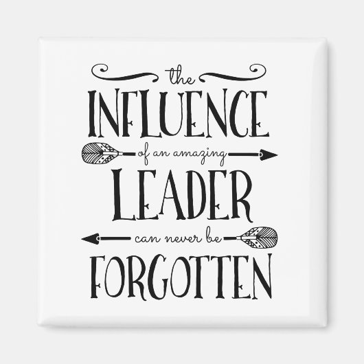 ボス、リーダー、メンター、ギフト感謝していユーザ マグネット (正面)