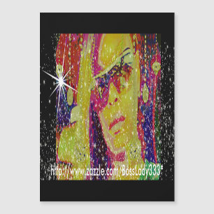 ボス・レディ・スパークル マグネット名刺