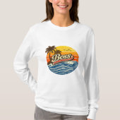 ボス レトロ サンセット デザイン Tシャツ (正面)
