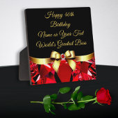 ボス、同僚、従業員のための40歳の誕生日プレゼント フォトプラーク